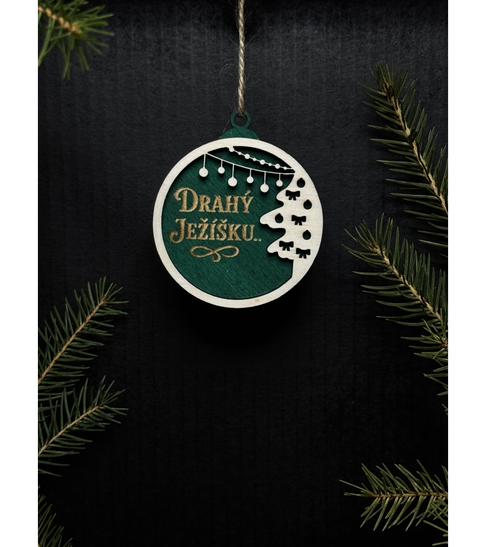 Vánoční ozdoba - Drahý ježíšku
