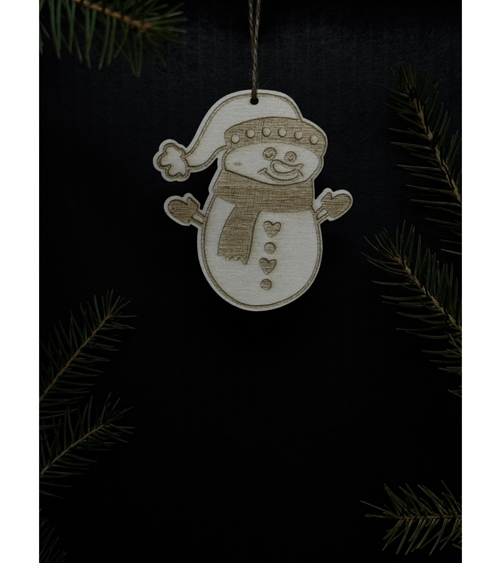 Vánoční ozdoba - sněhulák