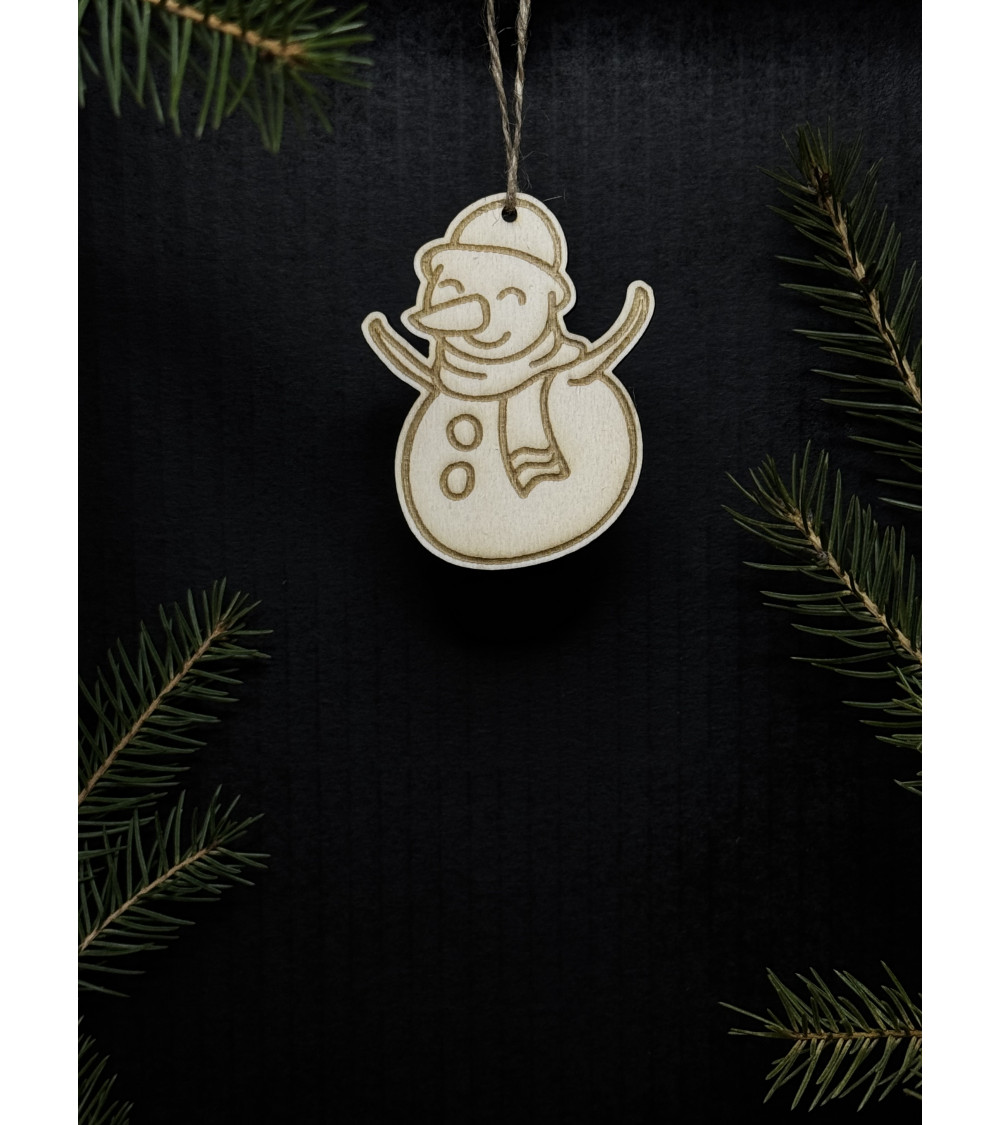 Vánoční ozdoba - sněhulák 2