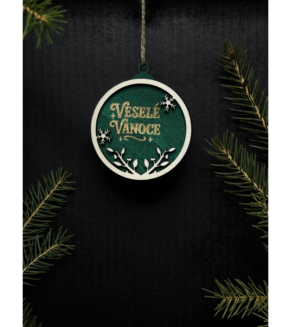 Vánoční ozdoba - Veselé Vánoce