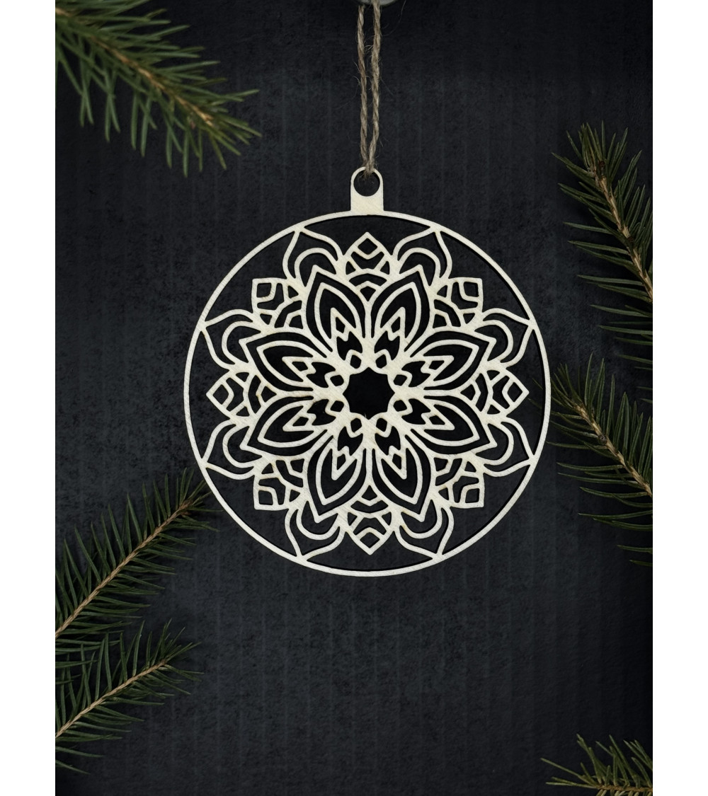 Vánoční dekorace - mandala 1