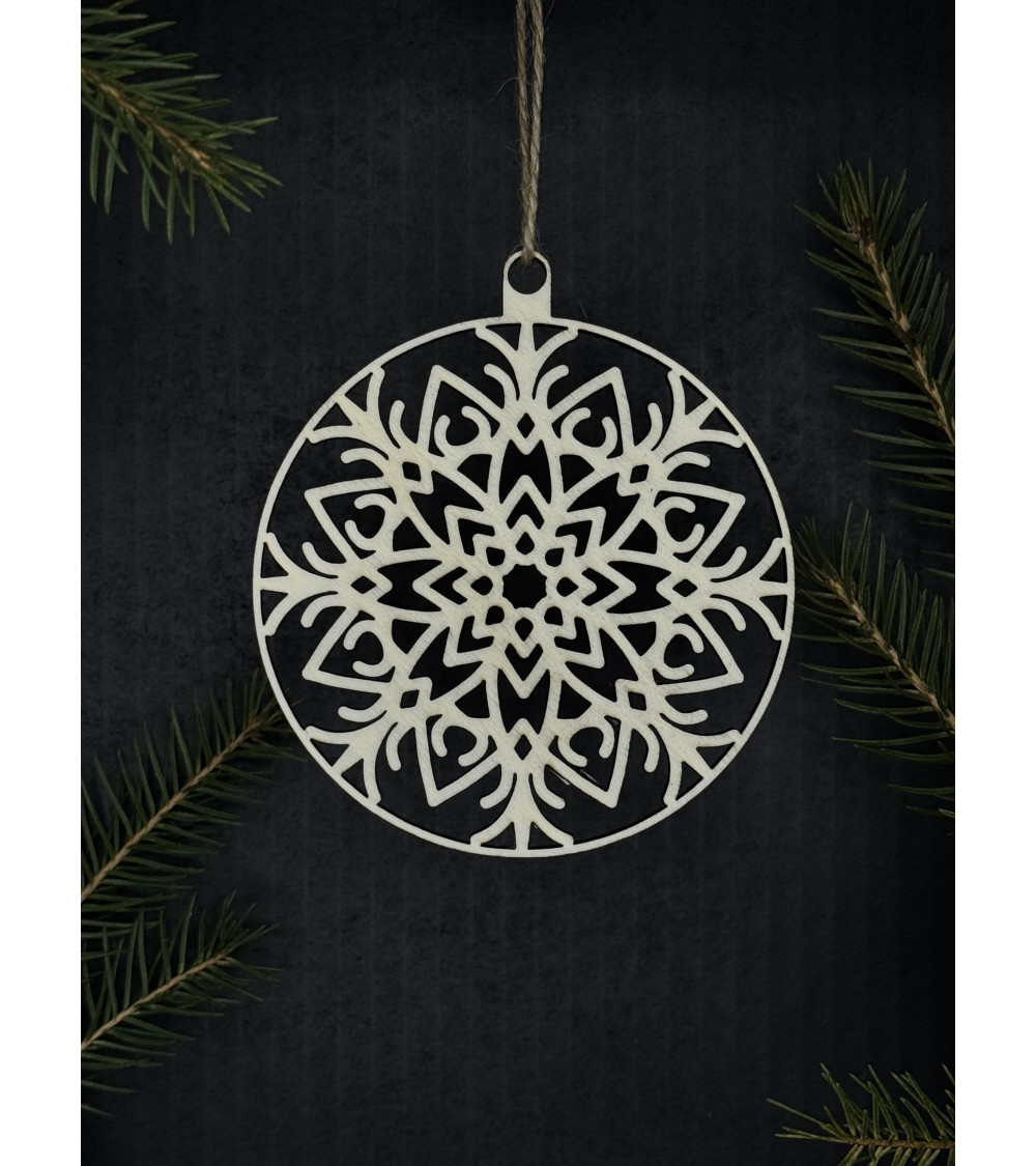 Vánoční dekorace - mandala 5