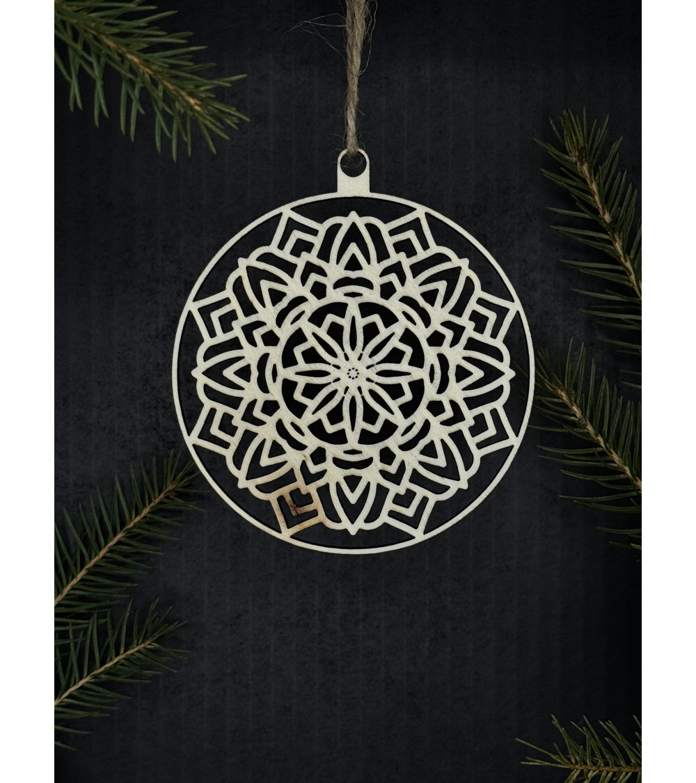 Vánoční dekorace - mandala 6