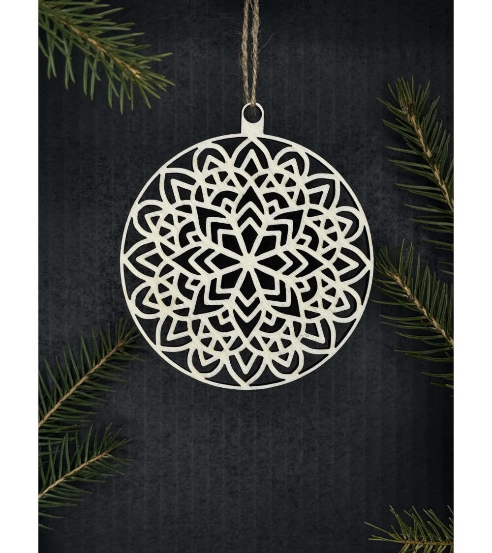 Vánoční dekorace - mandala 3