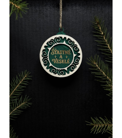 Sada ozdob - Vánoční téma - CZ