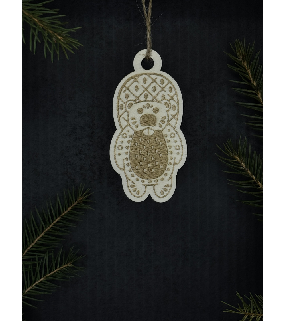 Vánoční ozdoba - ježek