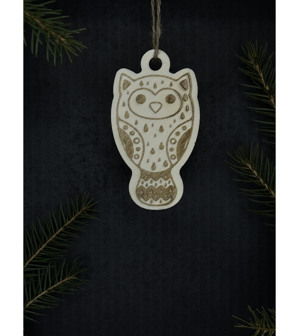 Vánoční ozdoba - sovička