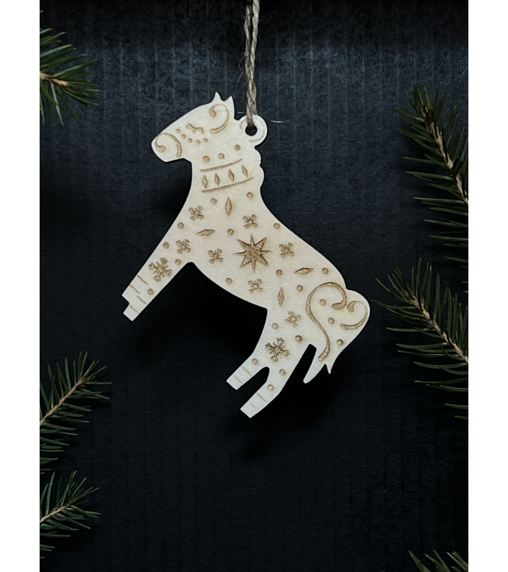 Vánoční ozdoba - kůň