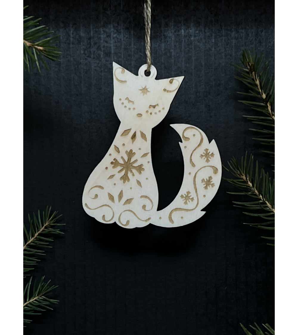 Vánoční ozdoba - liška